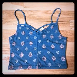 Hollister cropped tank